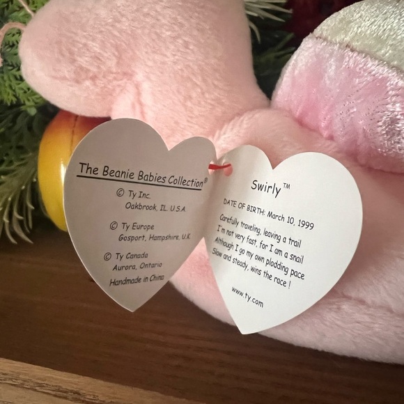 Ty Beanie Baby: Swirly the Snail - Picture 8 of 8